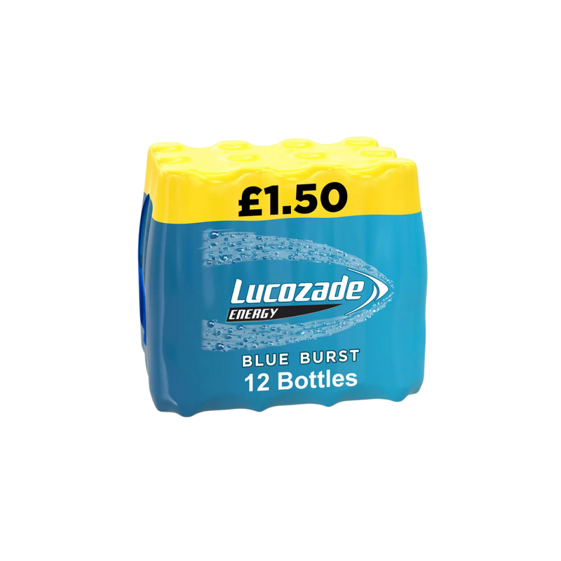 Lucozade Blue Burst Energy Drink 500ml - Case of 12