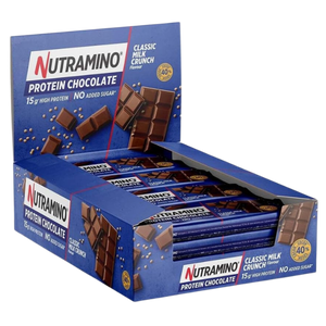 Nutramino Classic Milk Crunch Protein Chocolate bar 50g - Case of 16
