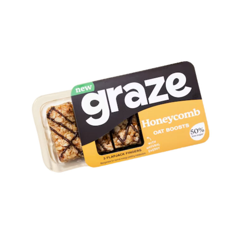 Graze Honeycomb Oat Boost 50g - Case of 9