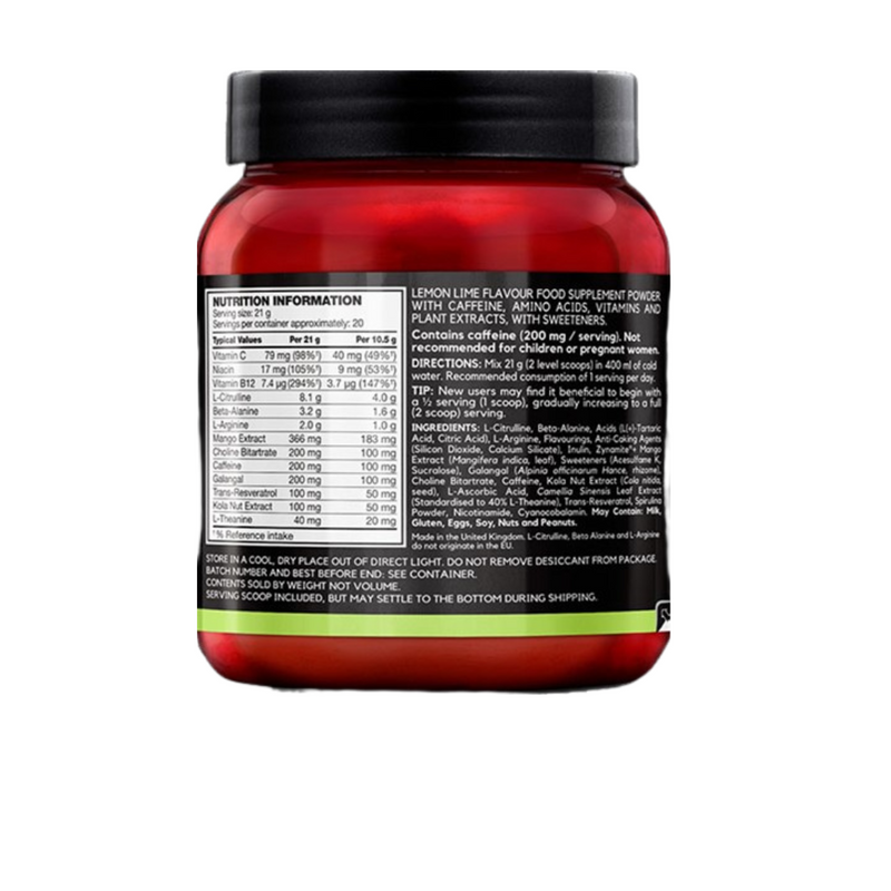 BSN No-Xplode VASO Lemon & Lime Pre-Workout 420g