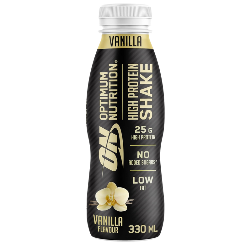 Optimum Nutrition Vanilla Flavour High Protein Shake 330ml - Case of 12 [Best Before: 28/06/2025]