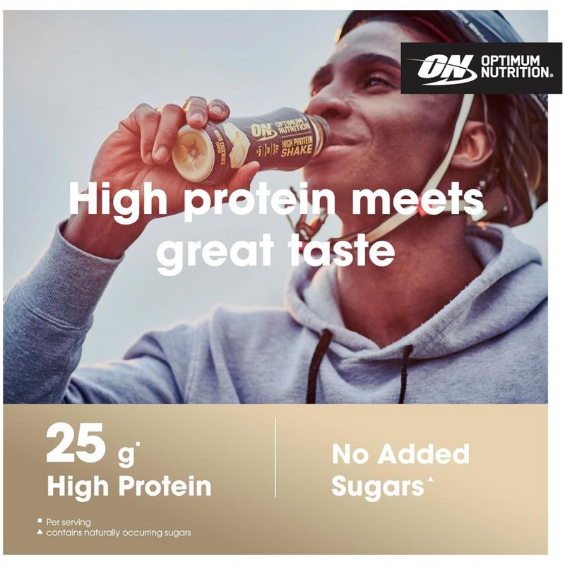 Optimum Nutrition Vanilla Flavour High Protein Shake 330ml - Case of 12 [Best Before: 28/06/2025]
