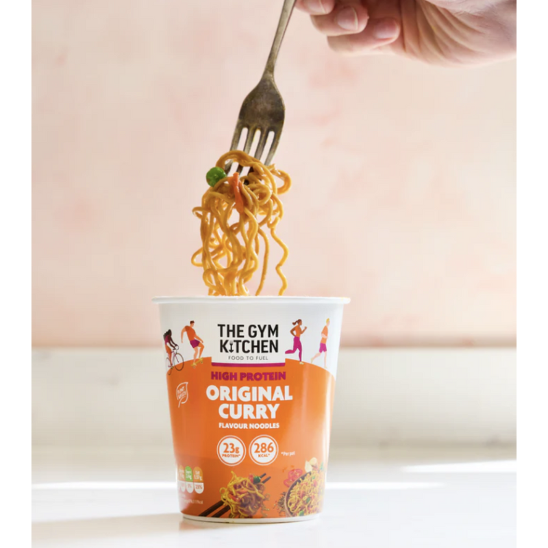 The Gym Kitchen High Protein Curry Instant Noodles 64g - Case of 12