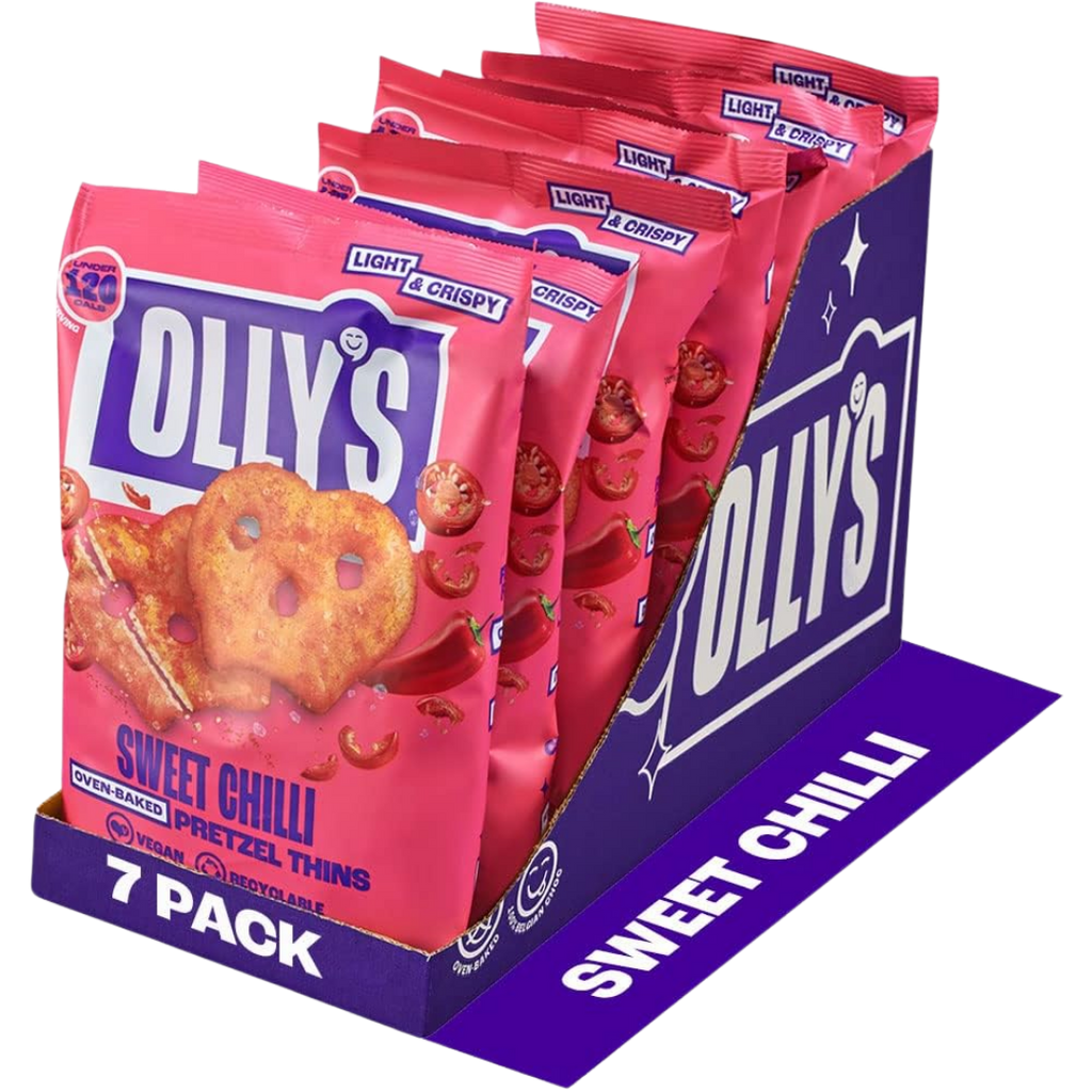 Ollys Sweet Chilli Pretzel Thins Case 7