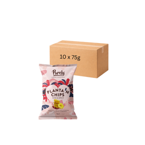 Purely Plantain Chips Nice & Spicy Grab Bag 75g - Case of 10