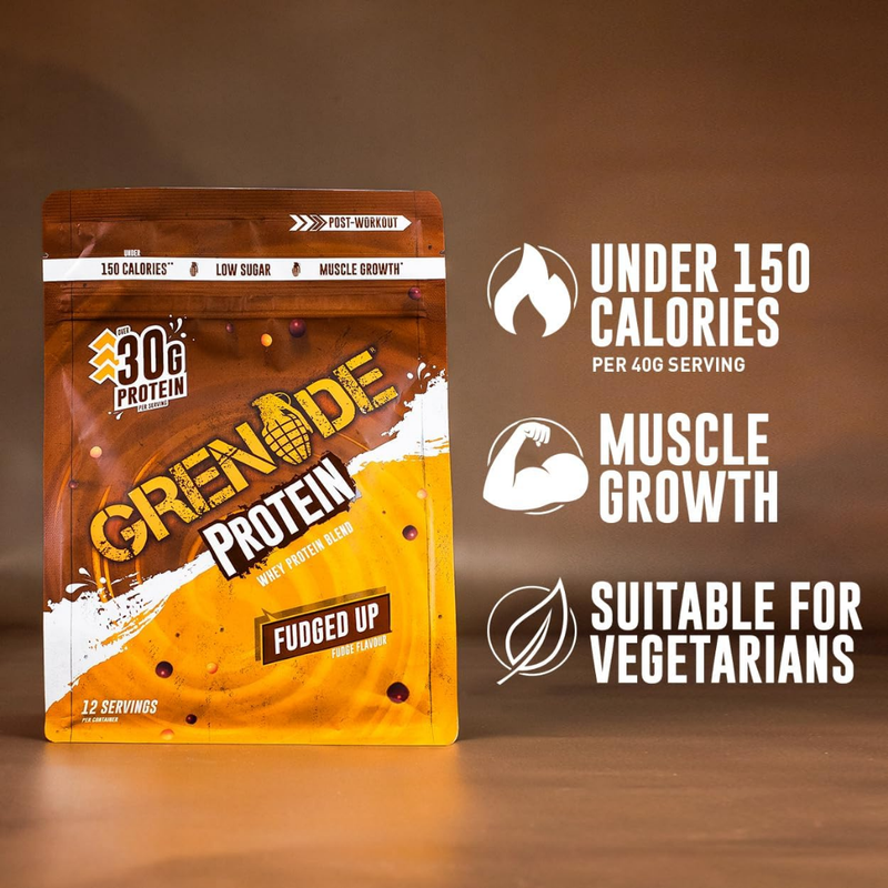 Grenade Whey Protein Powder Fudged Up 480g