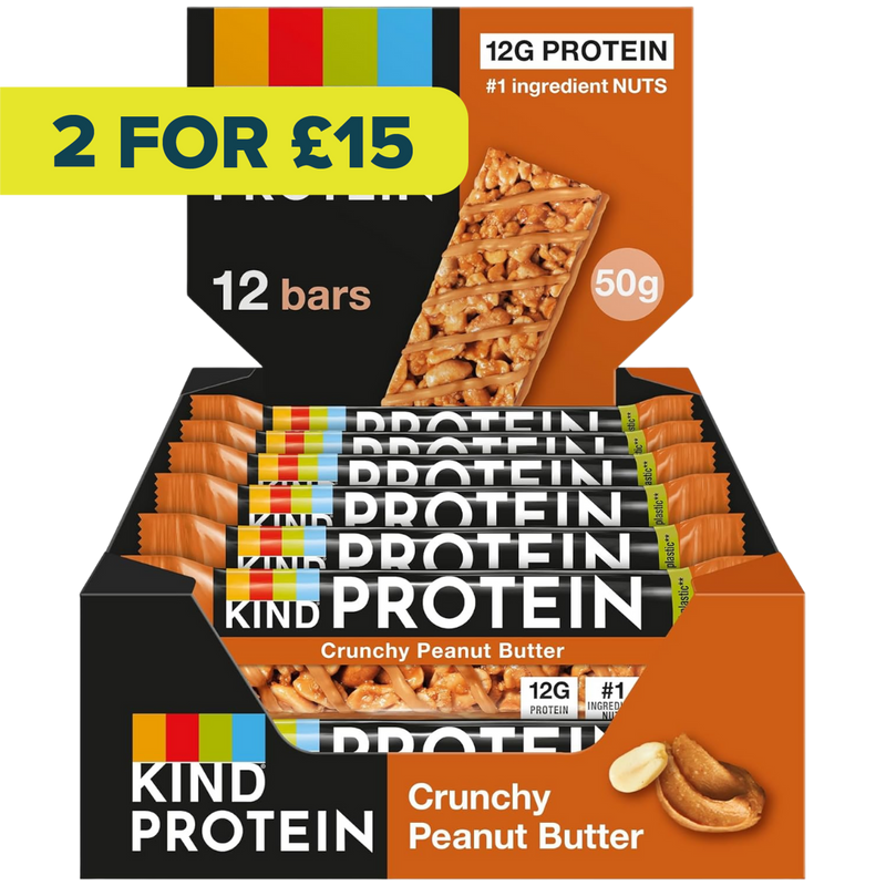 KIND Protein Crunchy Peanut Butter Nut bar 50g - Case of 12
