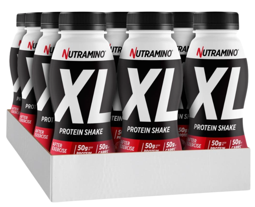Nutramino Strawberry Flavour Protein Shake Case 12 [Best Before 04 08 2025]