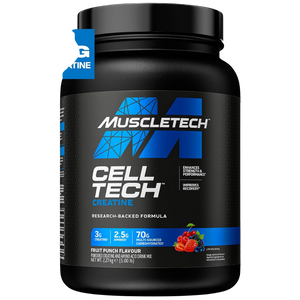 MuscleTech Cell Tech Fruit Punch Flavour Creatine Monohydrate Powder 2.27kg