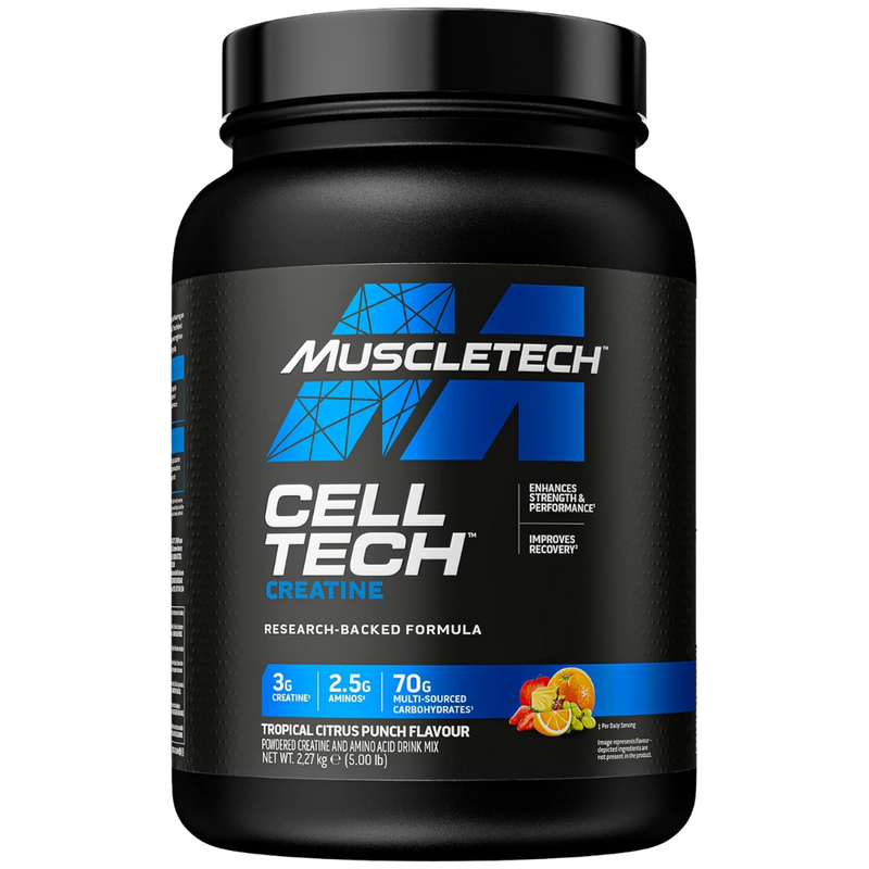 Muscletech Powder MuscleTech Cell Tech Tropical Citrus Punch Flavour Creatine Monohydrat