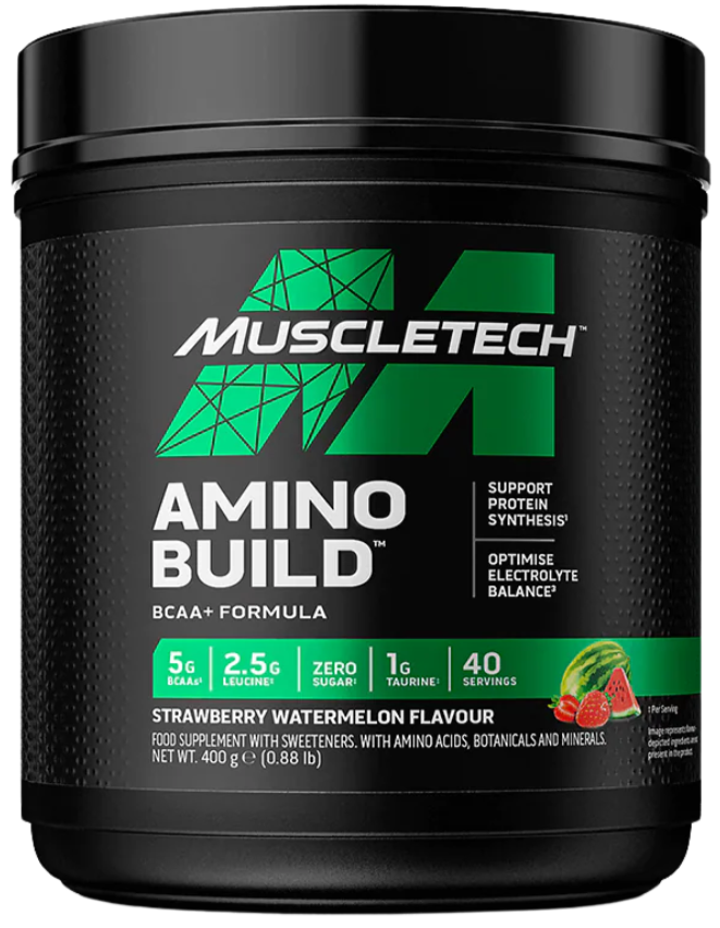 MuscleTech Amino Build Strawberry Watermelon BCAA 400g