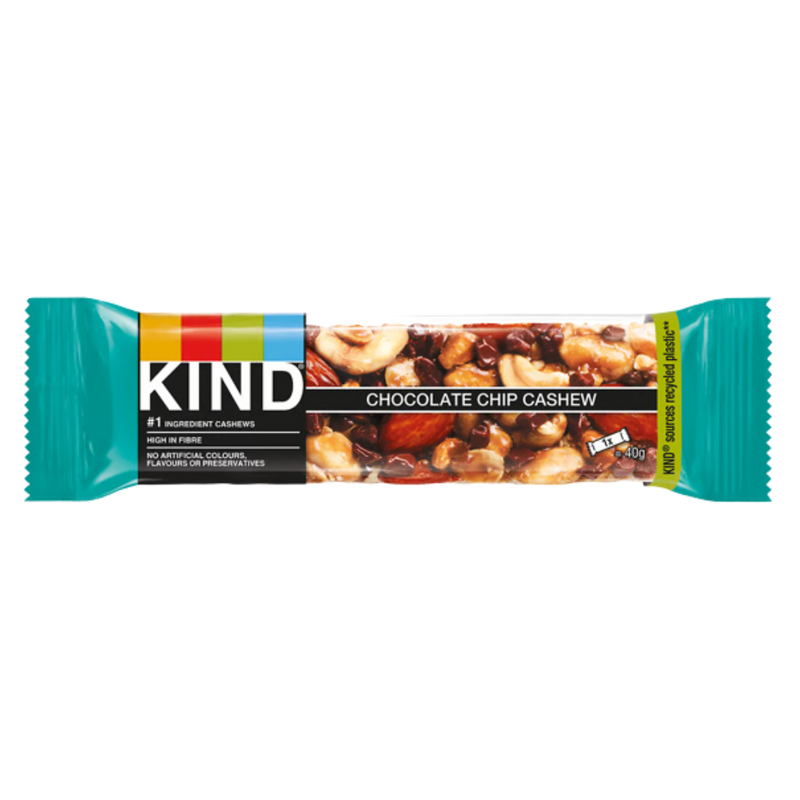 KIND Chocolate Chip Cashew bars 40g - Case of 12
