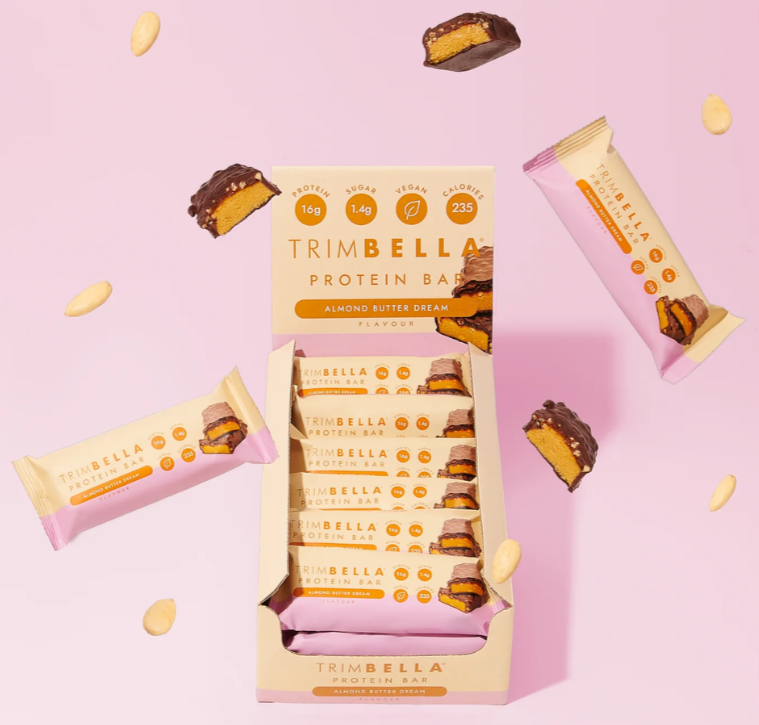 Trimbella Almond Butter Dream Protein bar 60g - Case of 15