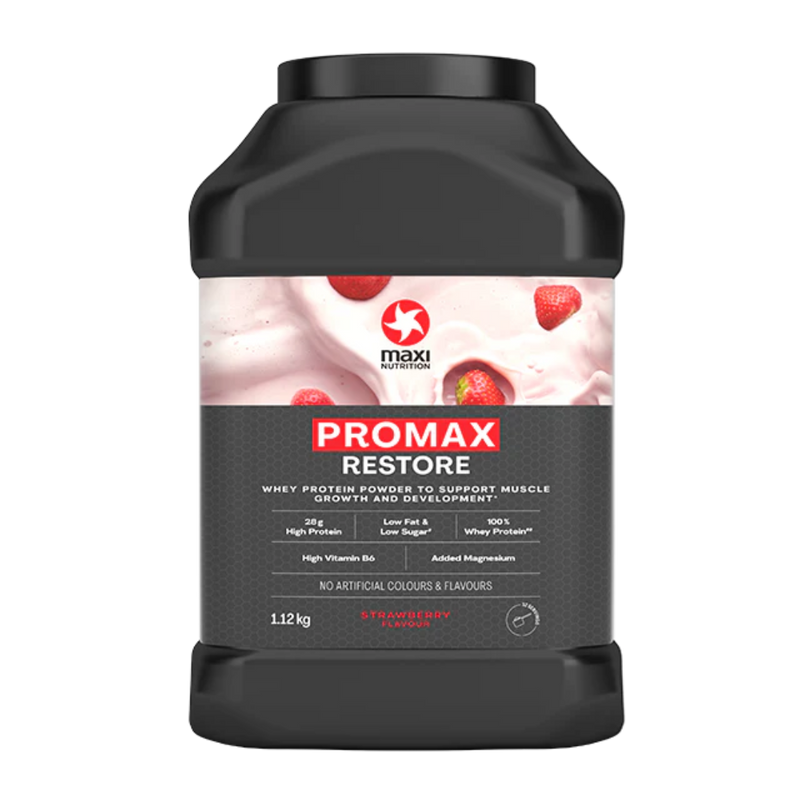 Maxinutrition Promax Restore Strawberry Whey Protein Powder 1.12kg