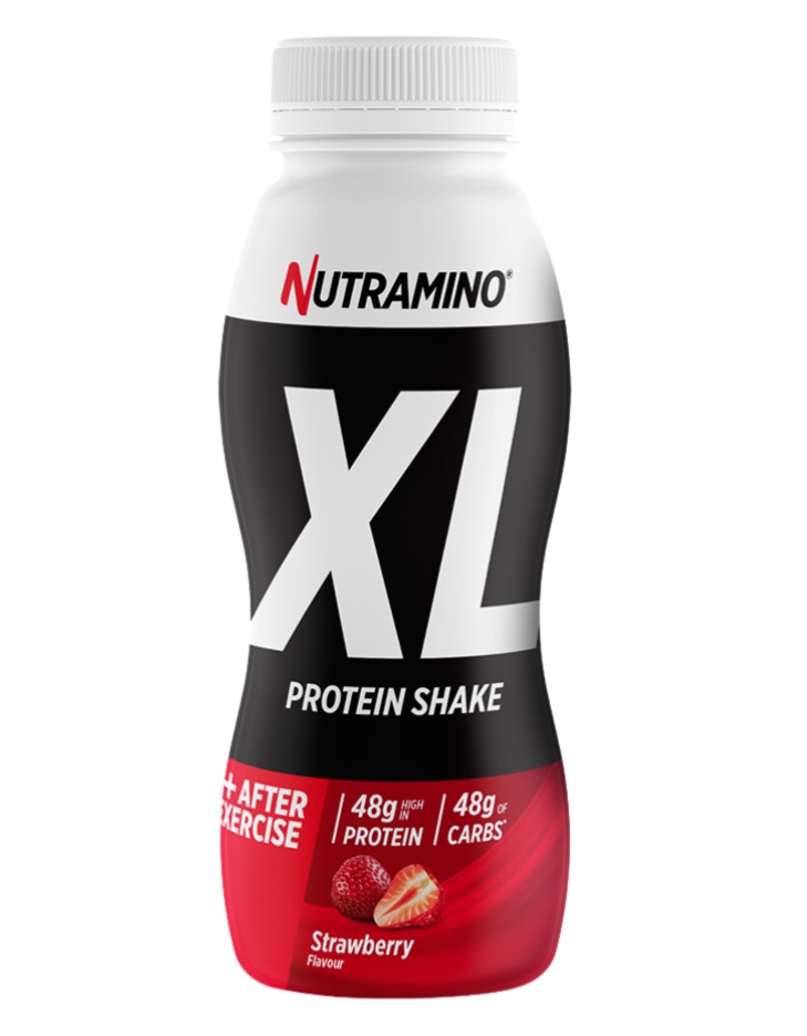 Nutramino XL Strawberry Flavour Protein Shake 475ml [Best Before: 04/08/2025]