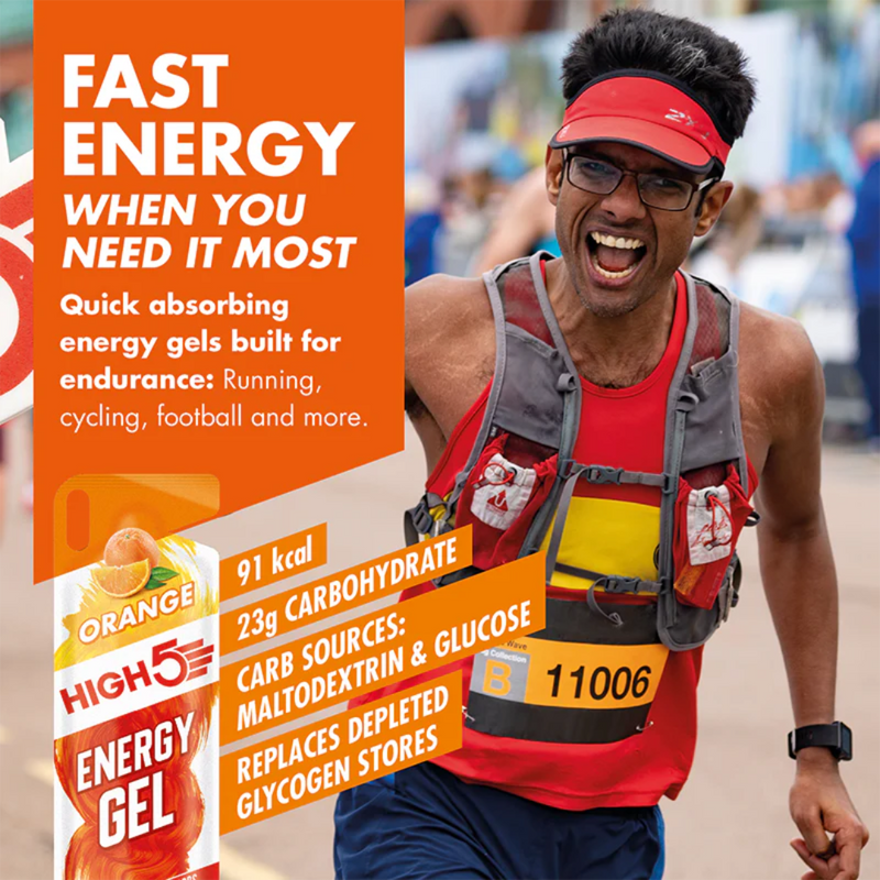 High5 Energy Gel Variety Taster Pack - Case of 8 [Best Before: 30/07/2025]