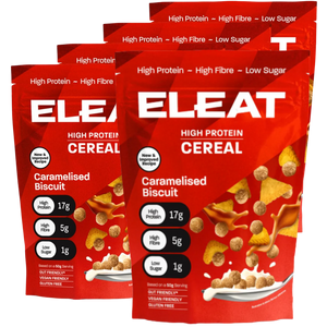 ELEAT Caramelised Biscuit flavour High Protein Cereal 250g - Case of 5