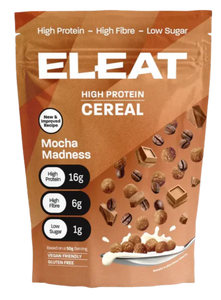 ELEAT Mocha flavour High Protein Cereal 250g [Best Before: 04/09/2025]