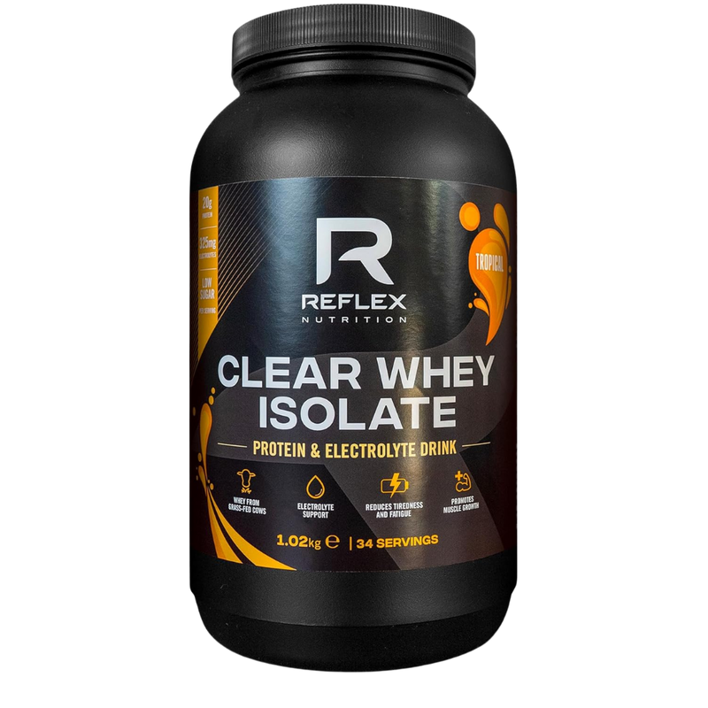 Reflex Nutrition Tropical flavour Clear Whey Protein Powder 1.02kg