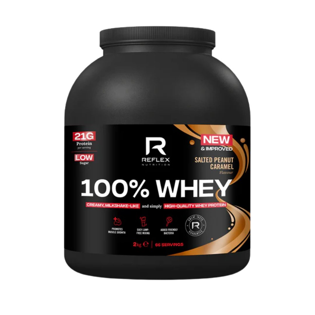 Reflex Nutrition Salted Peanut Caramel 100% Whey Protein Powder 2kg