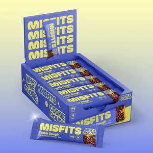 Misfits Cookie Dough Protein bars 50g - Case of 15 [Best Before: 03/08/2025]