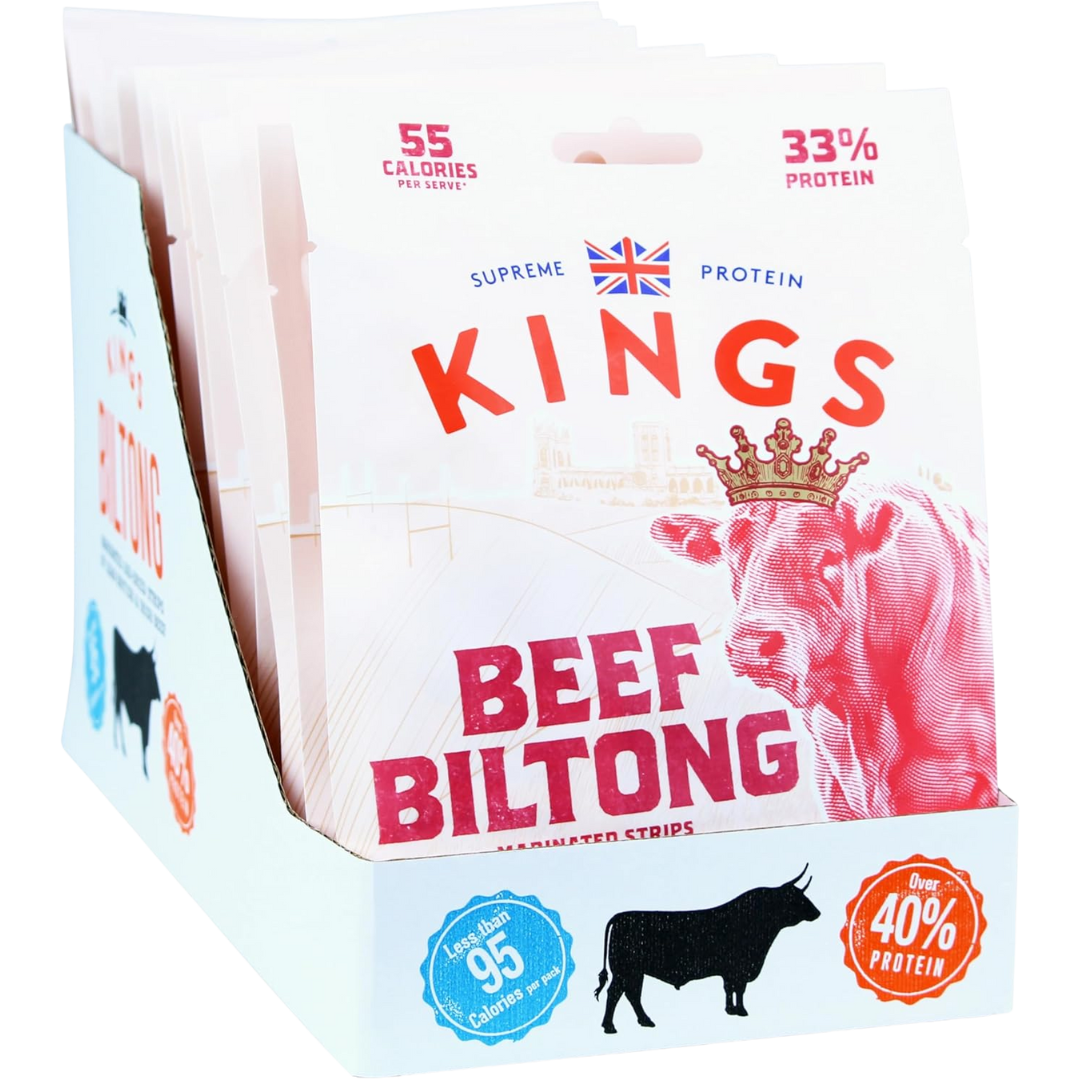 Kings Rib Eye Biltong 25g - Case of 12
