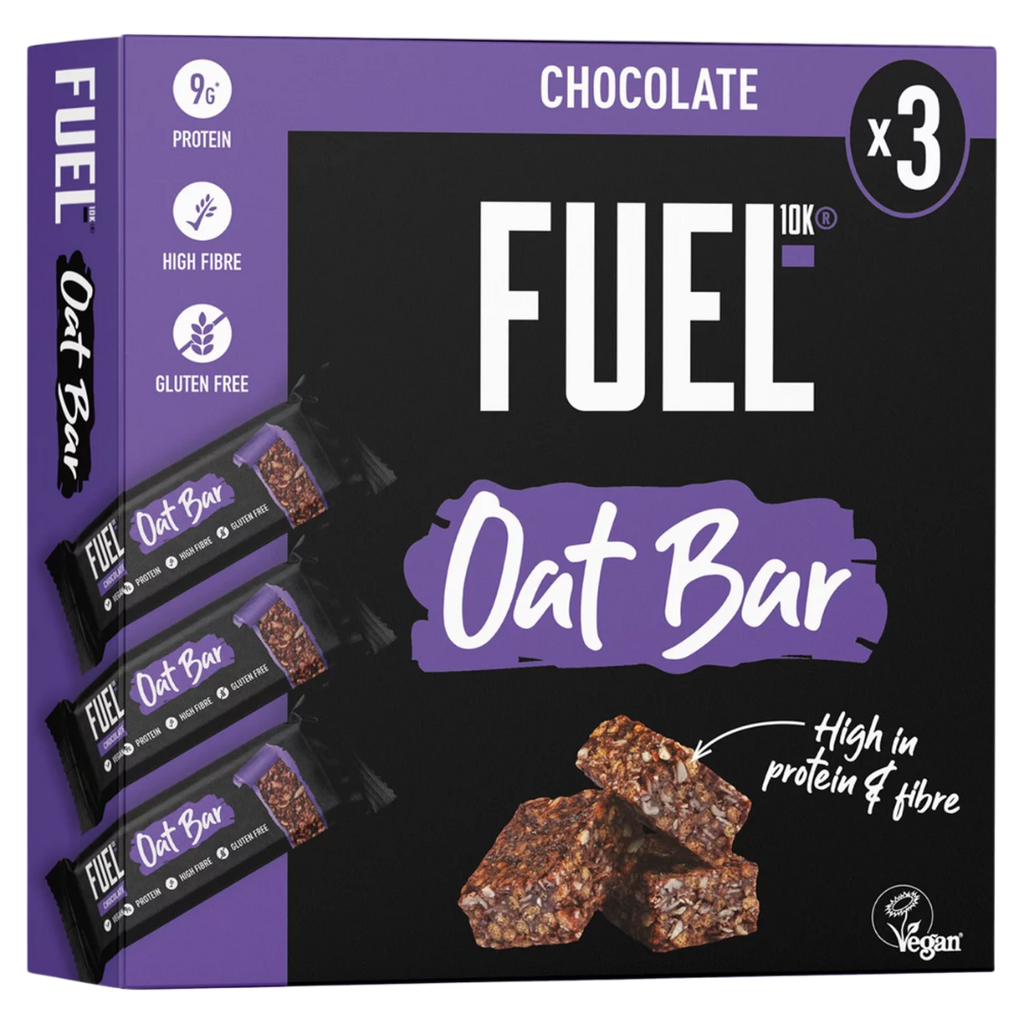 Fuel10K Protein Chocolate Oat Bar 3 x Multipack [Best Before 19 10 2025]