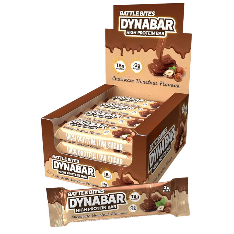 Battle Snacks Dynabar Chocolate Hazelnut Protein bar 60g - Case of 12