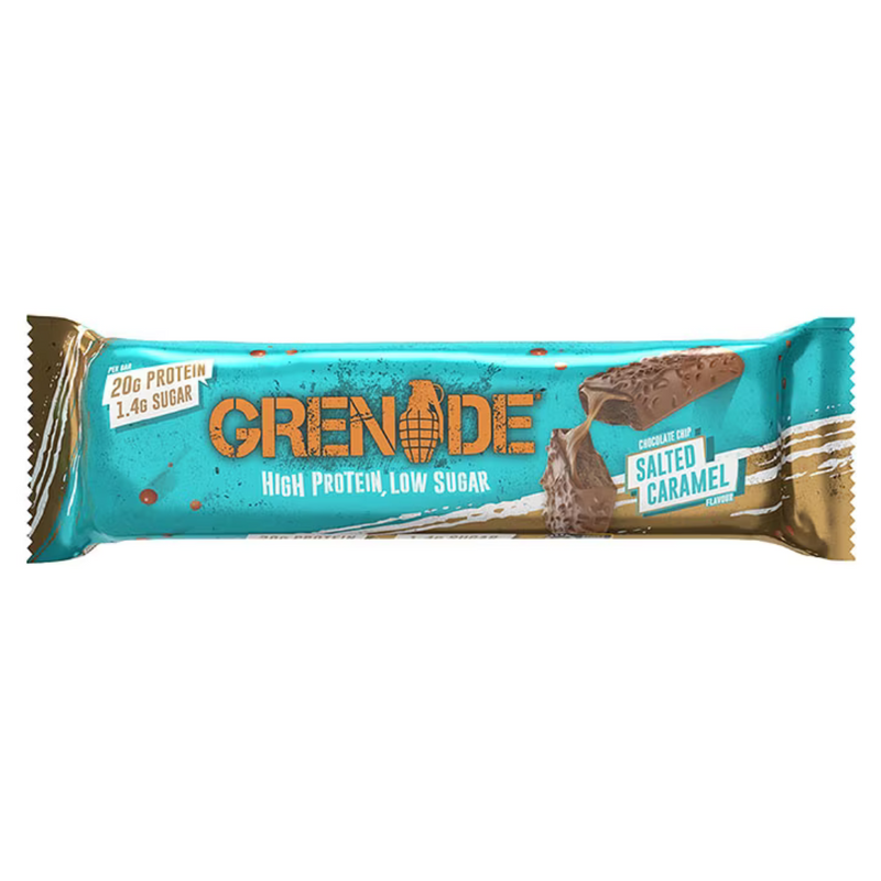 Grenade Chocolate Chip Salted Caramel High Protein Bar 60g - Case of 12