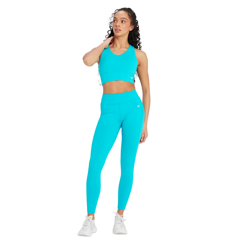 MyProtein Women's Power Leggings - Blue Lagoon