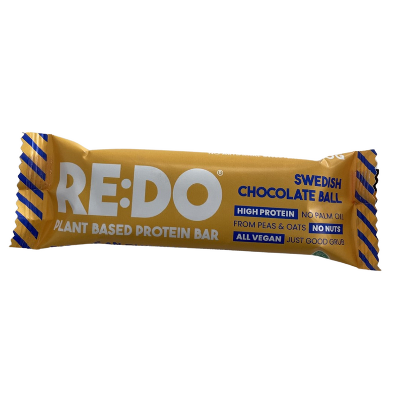 RE:DO Swedish Chocolate Ball Flavour Plant Based Protein Bar 60g