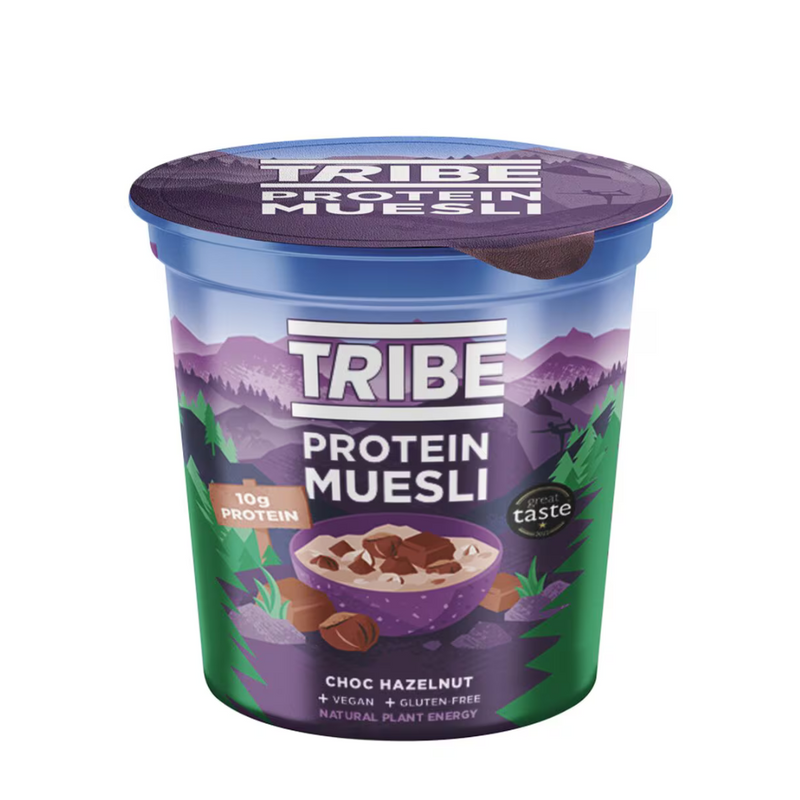 Tribe Chocolate Hazelnut Flavour Protein Muesli 66g - Case of 8