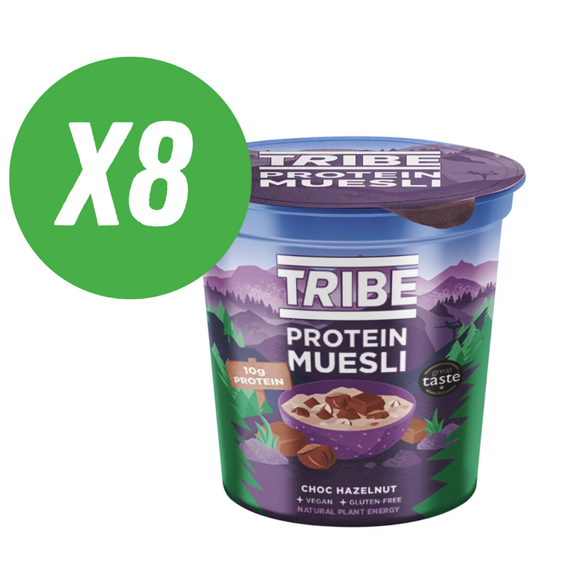 Tribe Chocolate Hazelnut Flavour Protein Muesli 66g - Case of 8