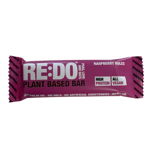 RE:DO Raspberry Flavour Plant Based Protein Bar 60g [Best Before: 21/05/2025]