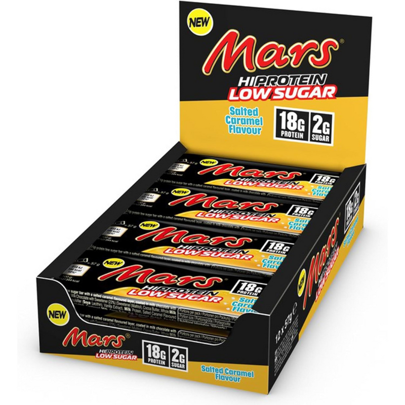 Mars Hi Protein Salted Caramel Flavour Chocolate Bar 57g - Case of 12