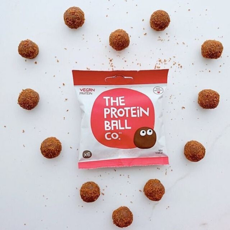 The Protein Ball Co. Raspberry Brownie Flavour Protein Balls 45g - Case of 10 Multisave