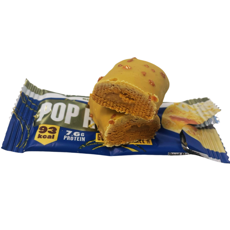 MyProtein Golden Caramel Flavour Pop Roll 27g - Case of 12 Multisave