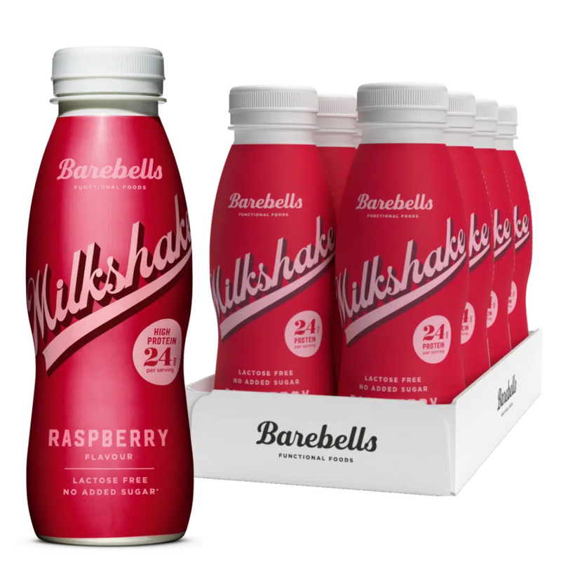 Barebells Raspberry Flavour High Protein Milkshake 330ml - Case of 8