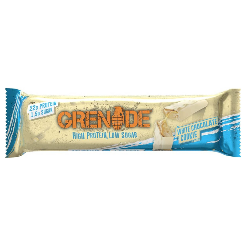 Grenade White Chocolate Cookie Flavour Protein Bar 60g - Case of 12