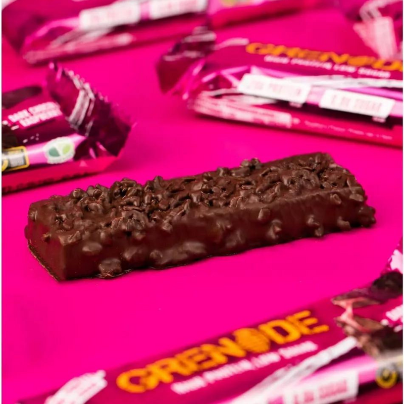 Grenade Dark Chocolate Raspberry Flavour High Protein Bar 60g - Case of 12