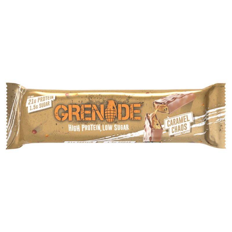 Grenade Caramel Chaos Flavour High Protein bar 60g - Case of 12