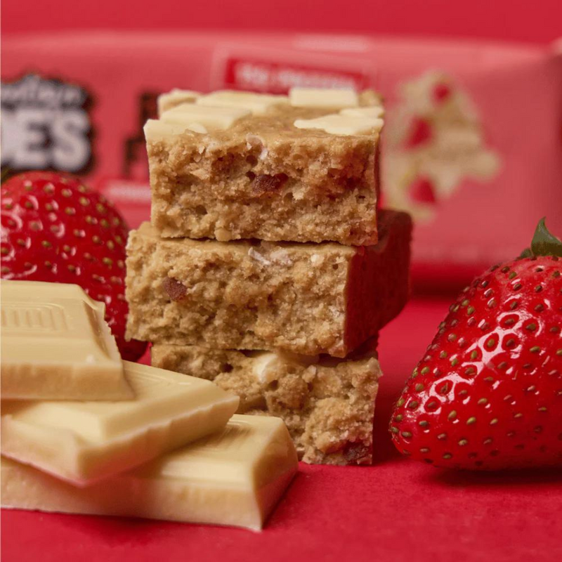 Mountain Joe's Strawberry White Chocolate Flavour Protein Flapjack 60g