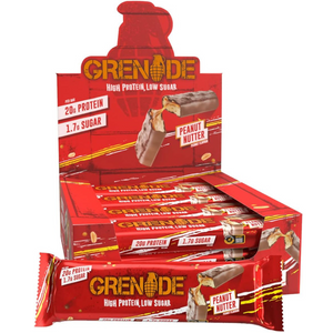 Grenade Peanut Nutter Flavour Protein Bar 60g - Case of 12 [Best Before: 31/01/2025]