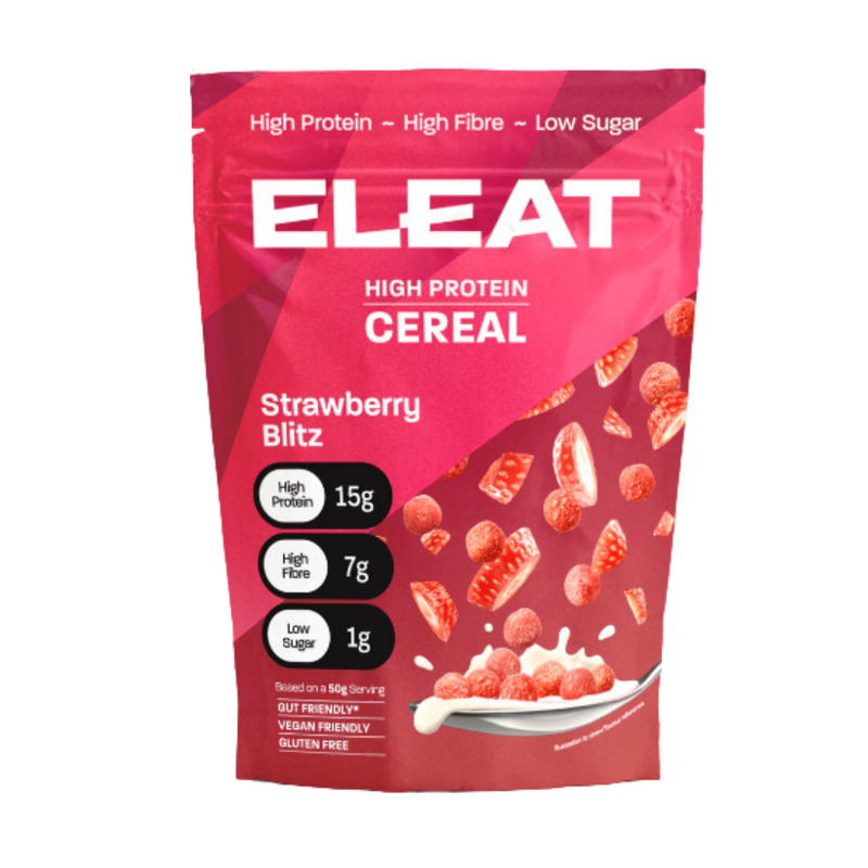 ELEAT Strawberry Flavour High Protein Cereal 250g  - Case of 5