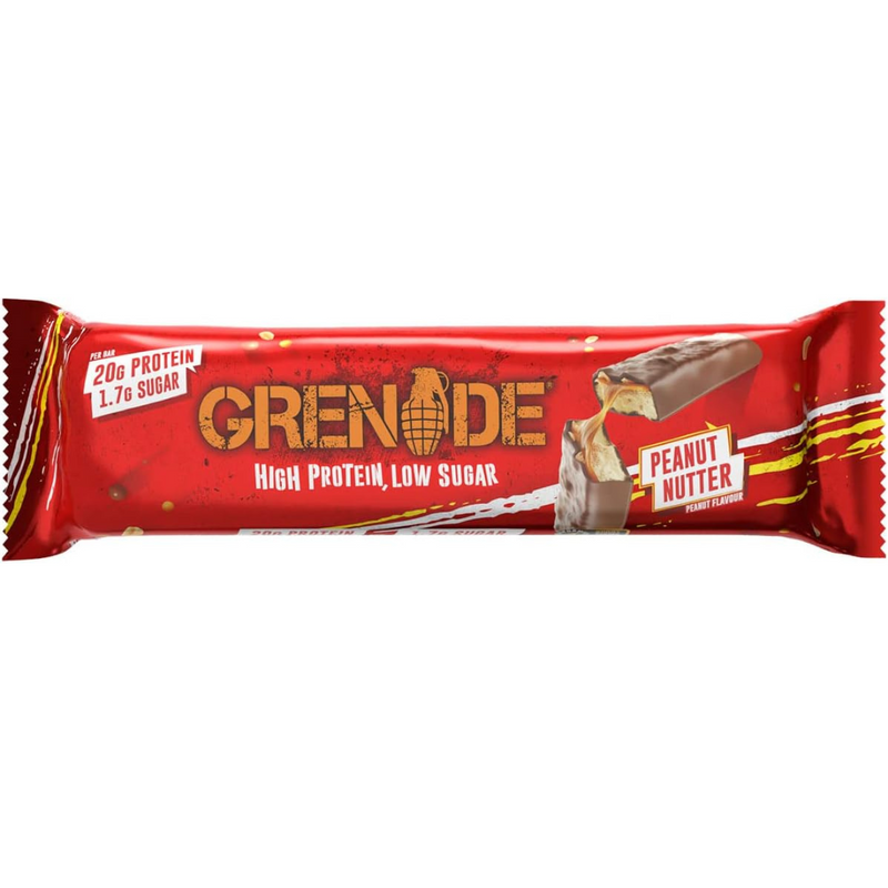 Grenade Peanut Nutter Flavour Protein Bar 60g - Case of 12 Multisave