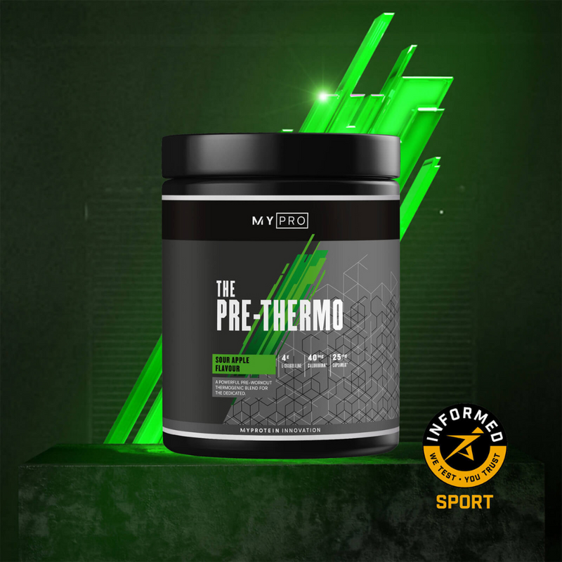 MyProtein The Pre:Thermo Sour Apple Flavour 315g