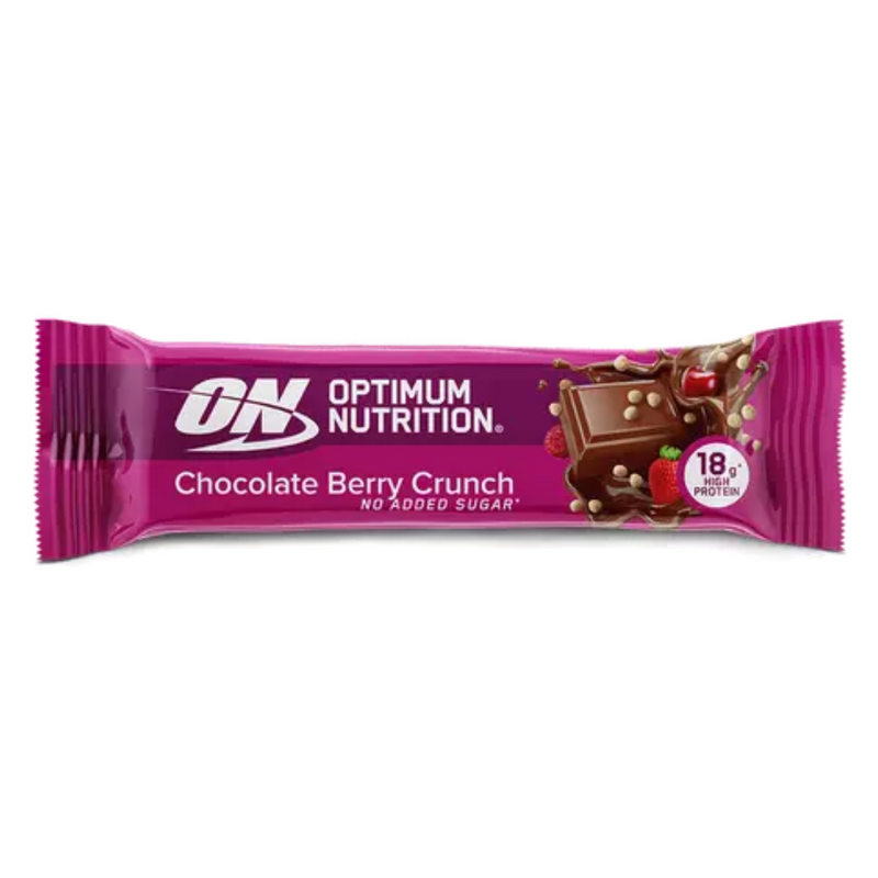 Optimum Nutrition Chocolate Berry Crunch High Protein Bar 55g  - Case of 12