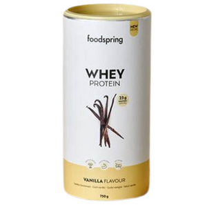 Foodspring Vanilla Flavour Whey Protein Powder 750g [Best Before: 26/08/2024]