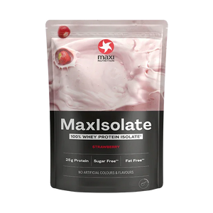MaxiNutrition MaxIsolate Whey Protein Isolate Powder Strawberry 1kg