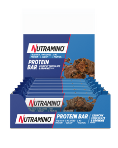 Nutramino Crunchy Chocolate & Brownie Flavour Protein Bar 55g - Case of 12